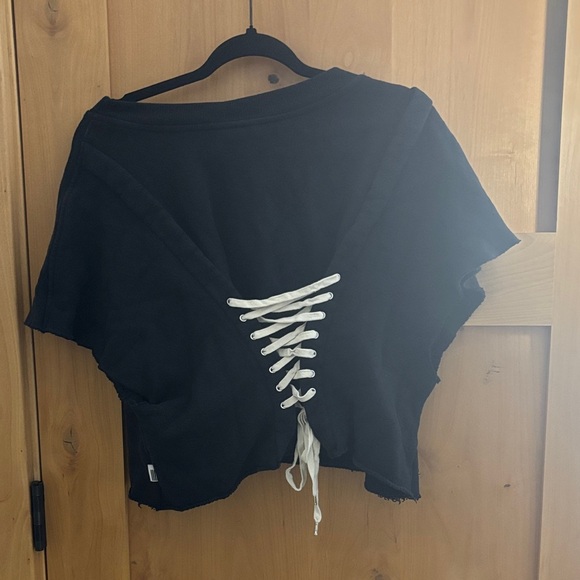 Good American Classic Black Crop Top size 3 - Picture 3 of 3